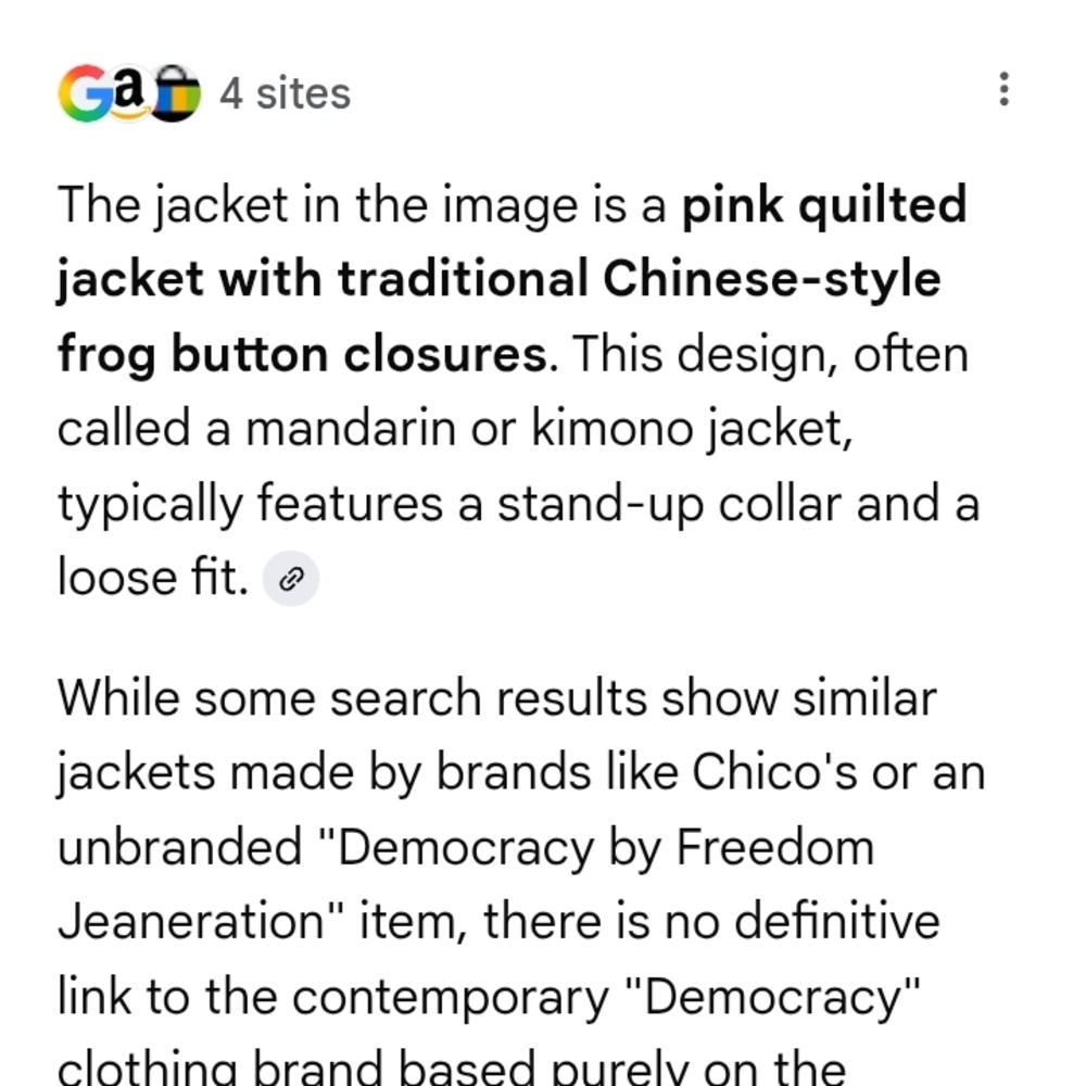 Vintage!! Womens Mandarin Jacket Made In The USA - Picture 10 of 15